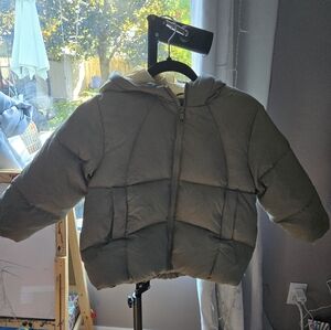 Zara Kids Charcoal Puffer Jacket